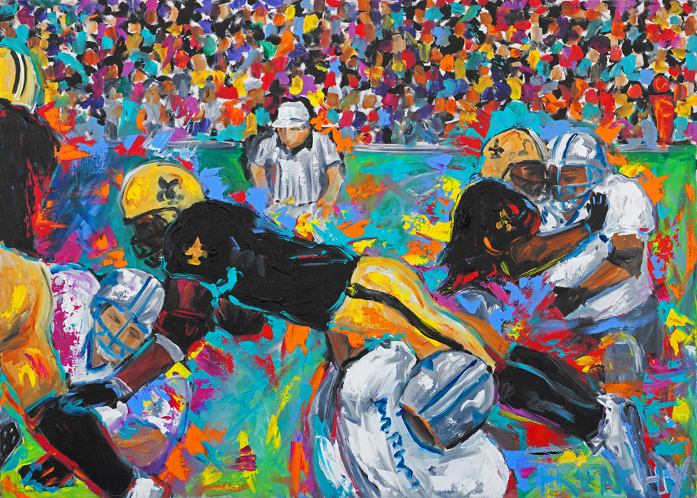 Cowboys vs. Saints by Frenchy 