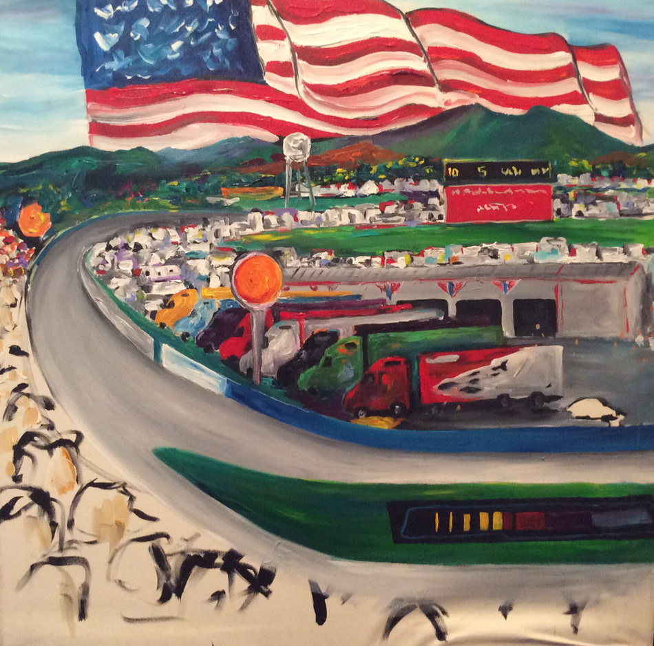 NASCAR Taladega Raceway by Frenchy 