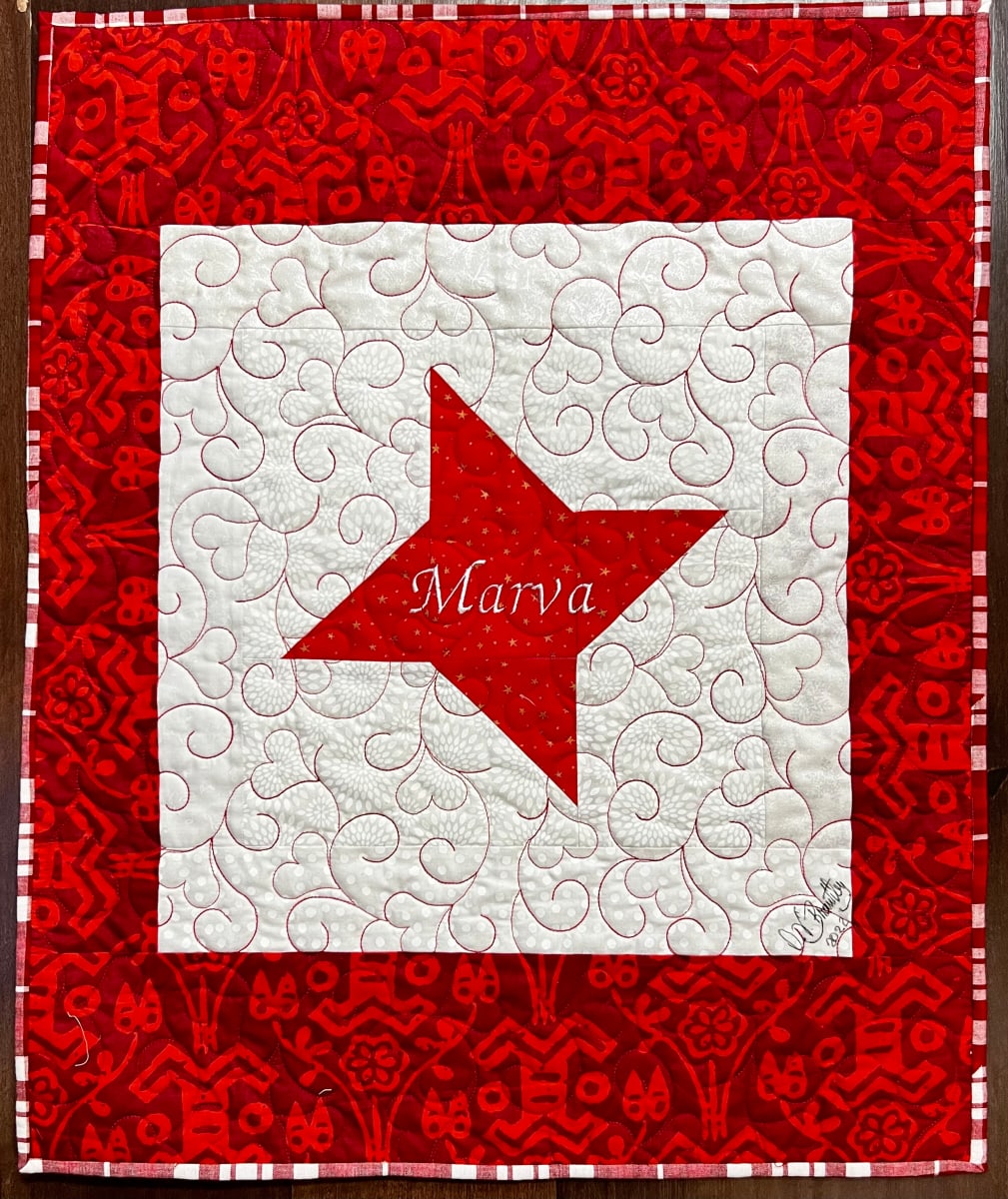 Marva’s Friendship Star by O.V. Brantley  Image: Peggy’s Friendship Star