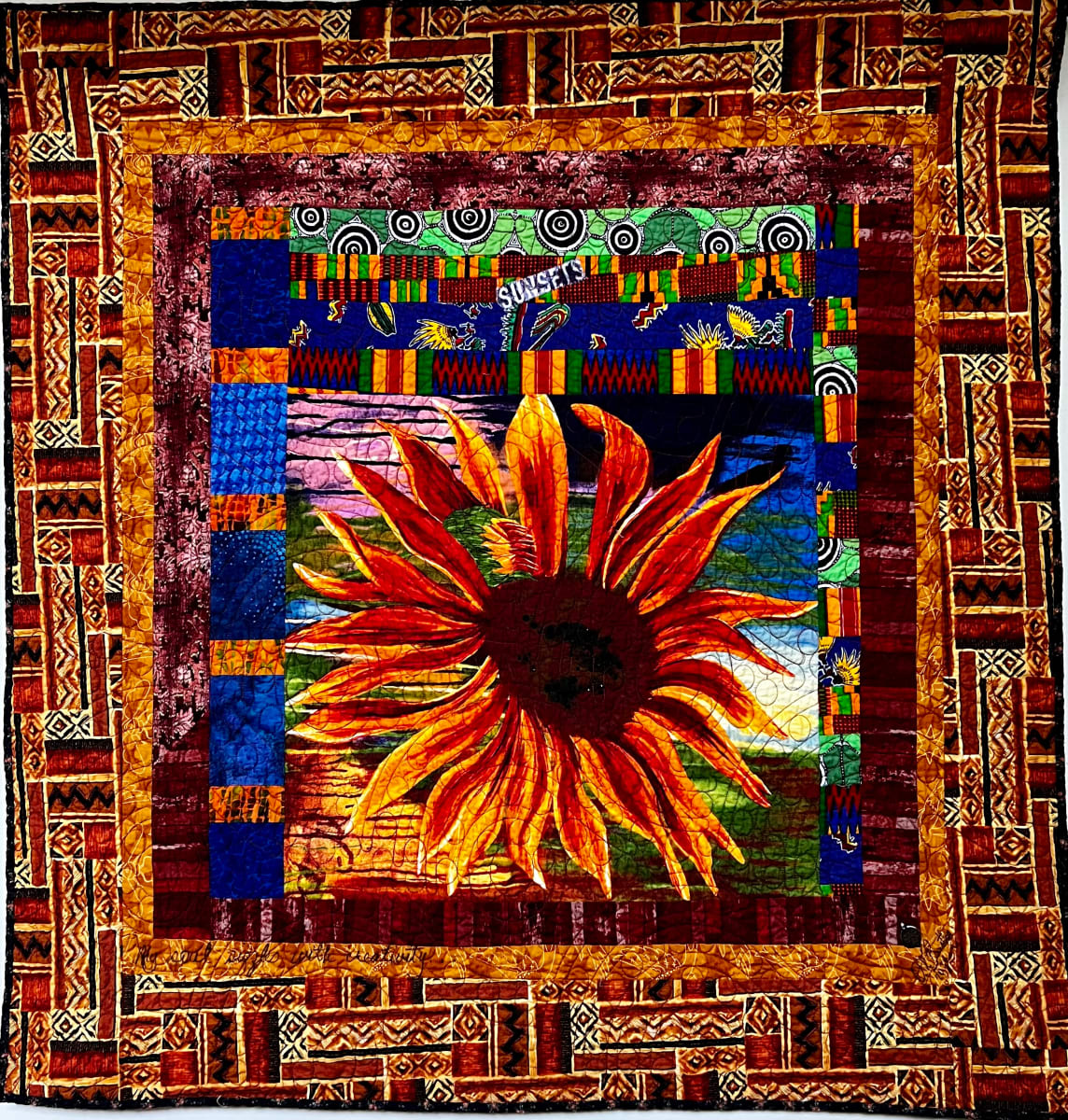 Sizzling Soulful Sunset by O.V. Brantley, Image 4.