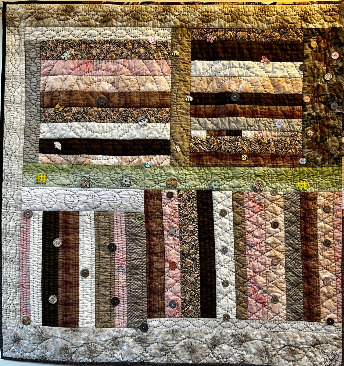 Peaceful Porch Patchwork #2 by O.V. Brantley  Image: Peaceful Porch Patchwork #2 - 1