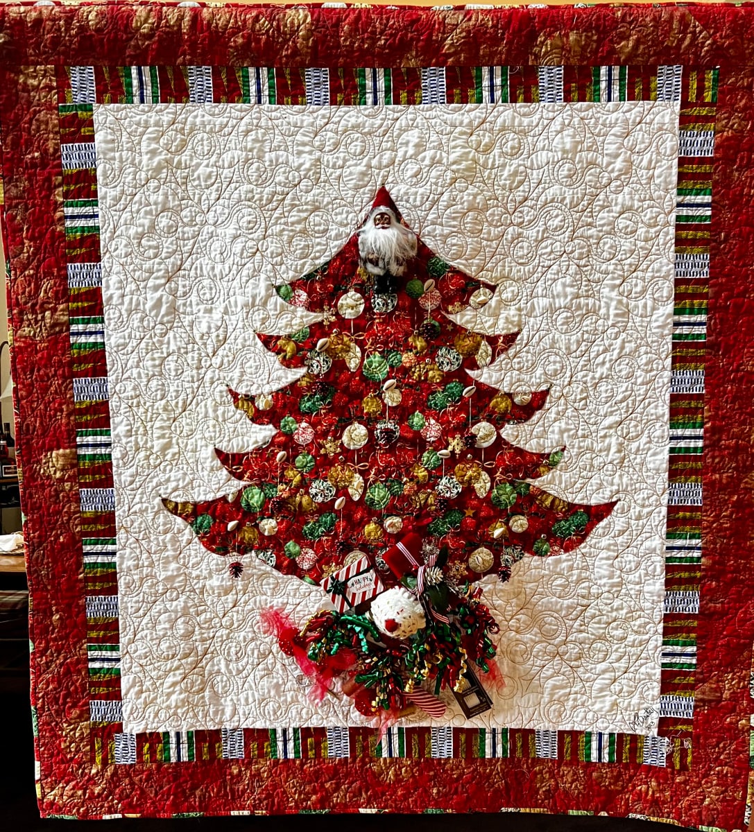 Under the Christmas Tree by O.V. Brantley  Image: Under the Christmas Tree