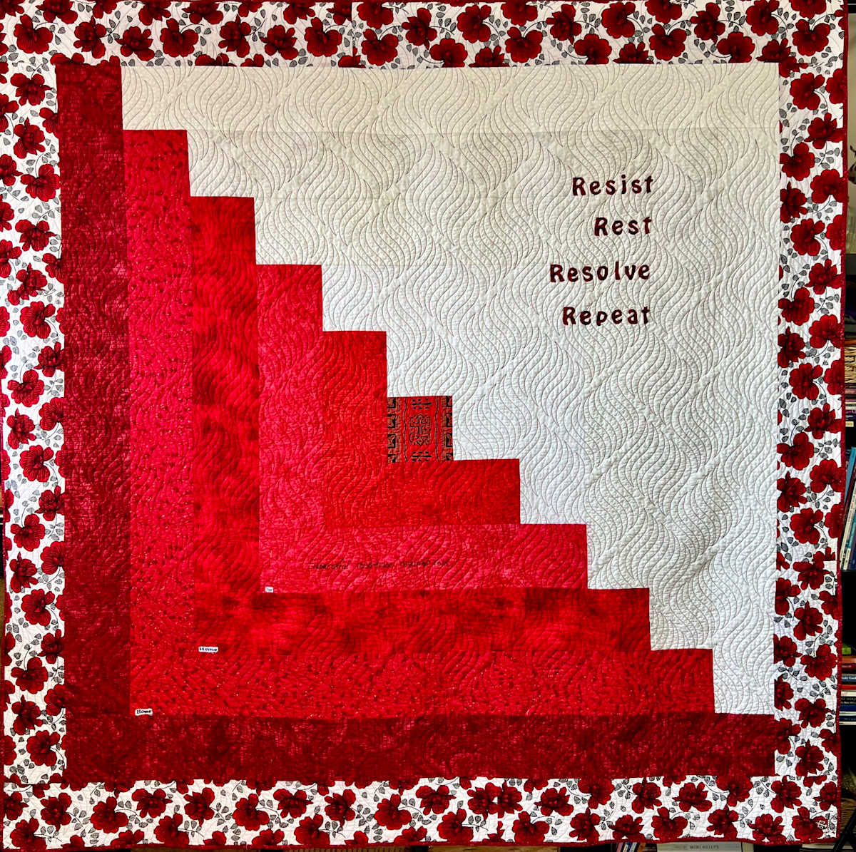 Resist Rest Resolve Repeat /  Bodacious Beautiful and Brilliant by O.V. Brantley, Image 12.