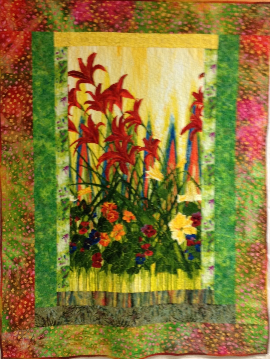 Give Yourself Flowers Growing Free by O.V. Brantley 