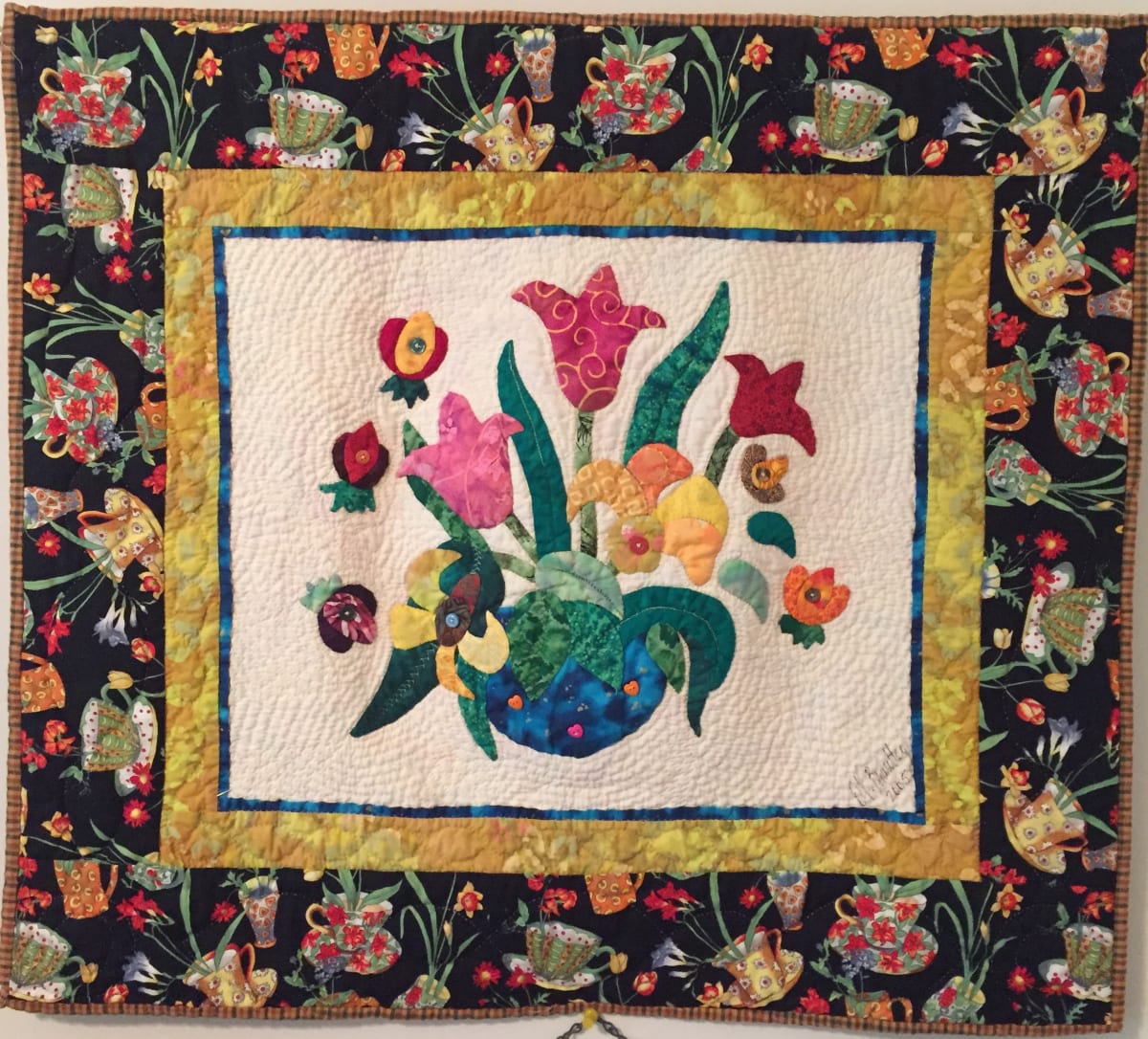 Flowers and Tea For Me by O.V. Brantley, Image 1.