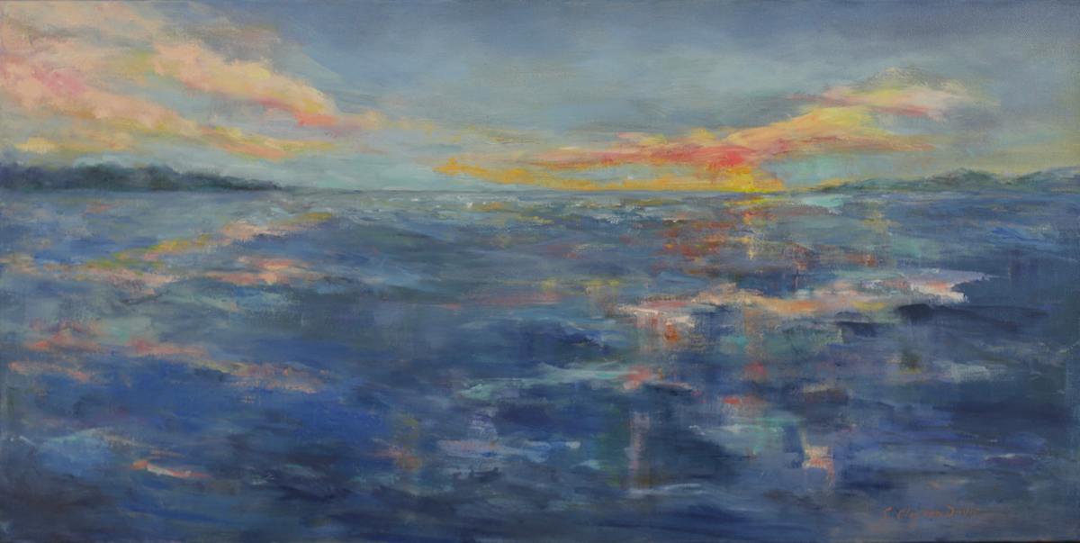 Sunset on the Bay by Sarah Clayton Davis 