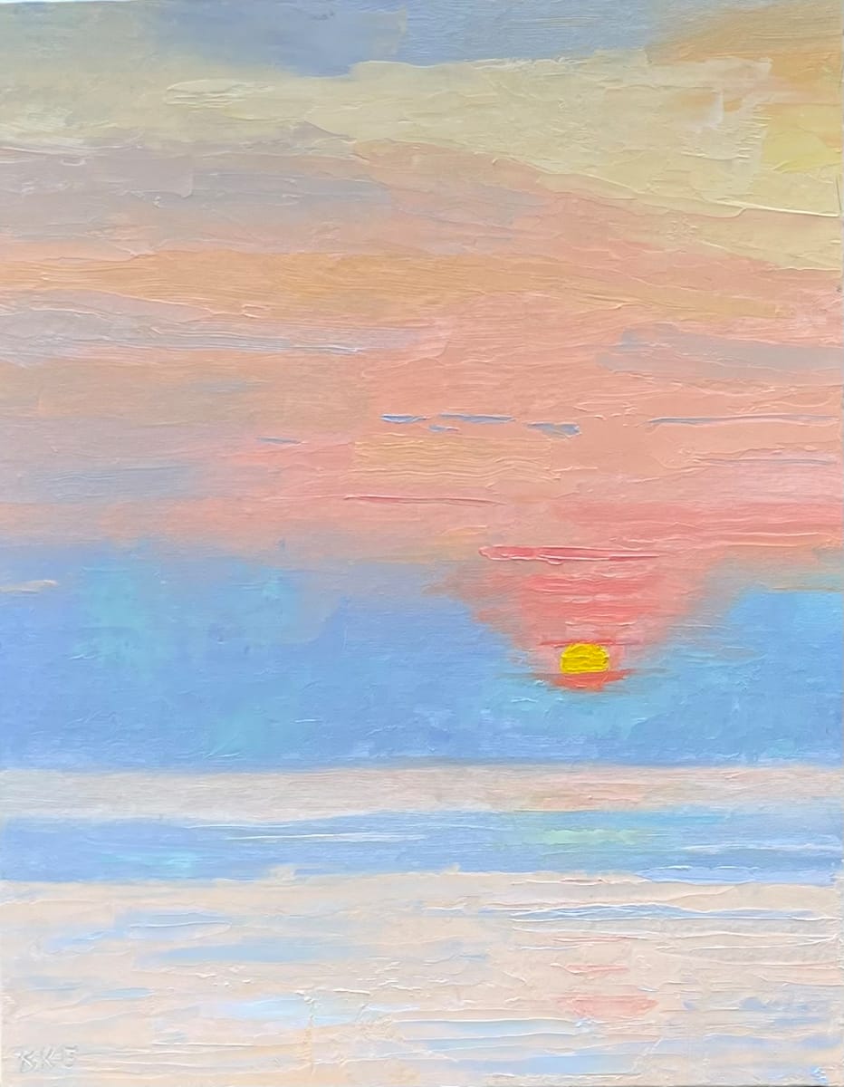 Pastel Sunset by Karen Kuell Epstein 