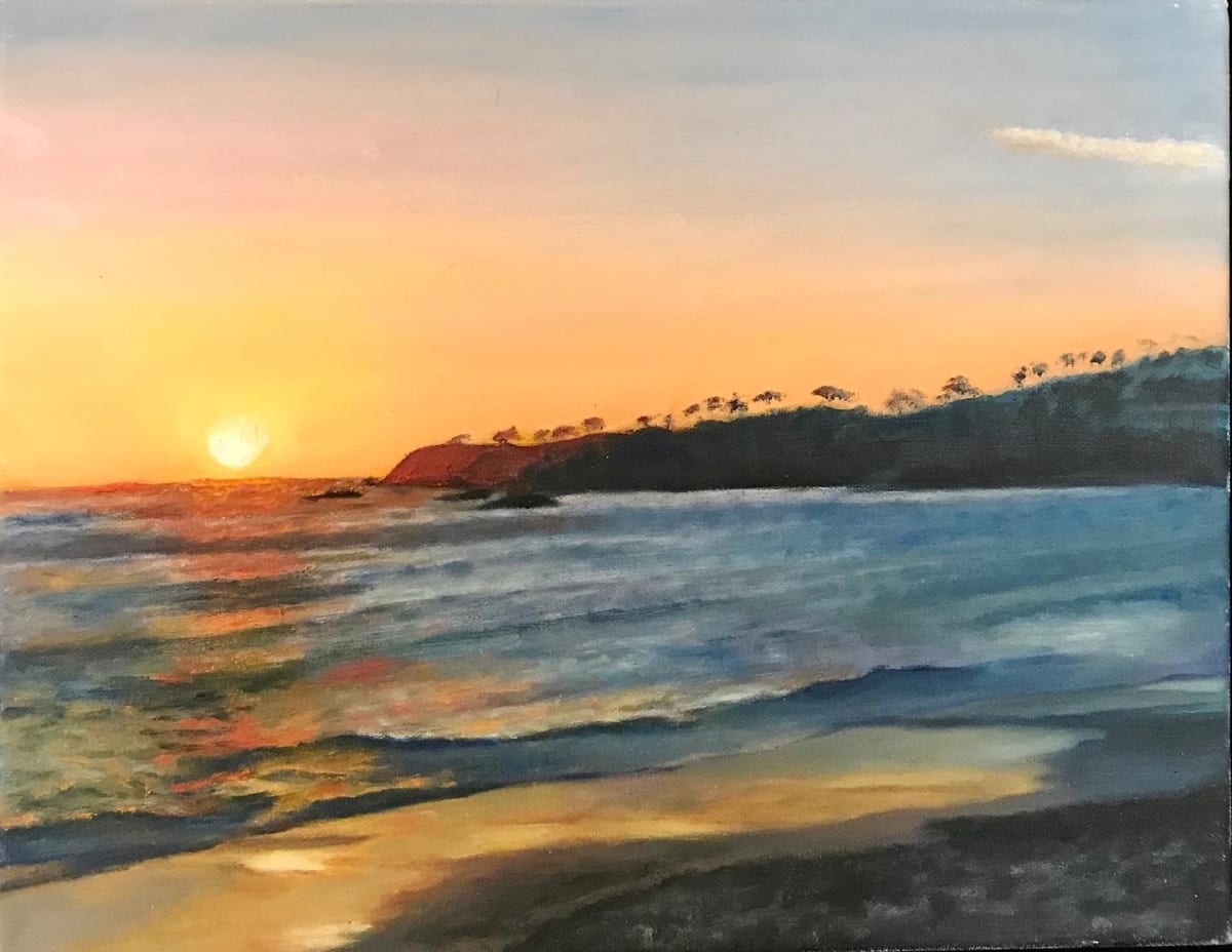 Laguna Beach Sunset by Nancy Blacker 