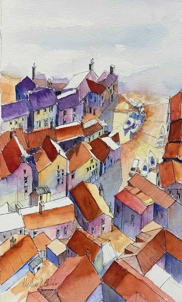 Above Robinhood's Bay by Michael Shibley 