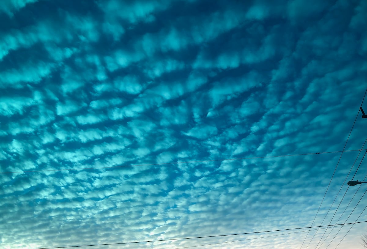 Snowy Sky by Melanie Greenfield 