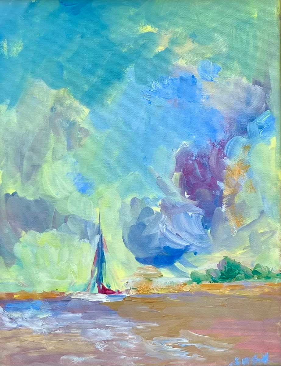 Caught in the Wind by Joanie Grosfeld 