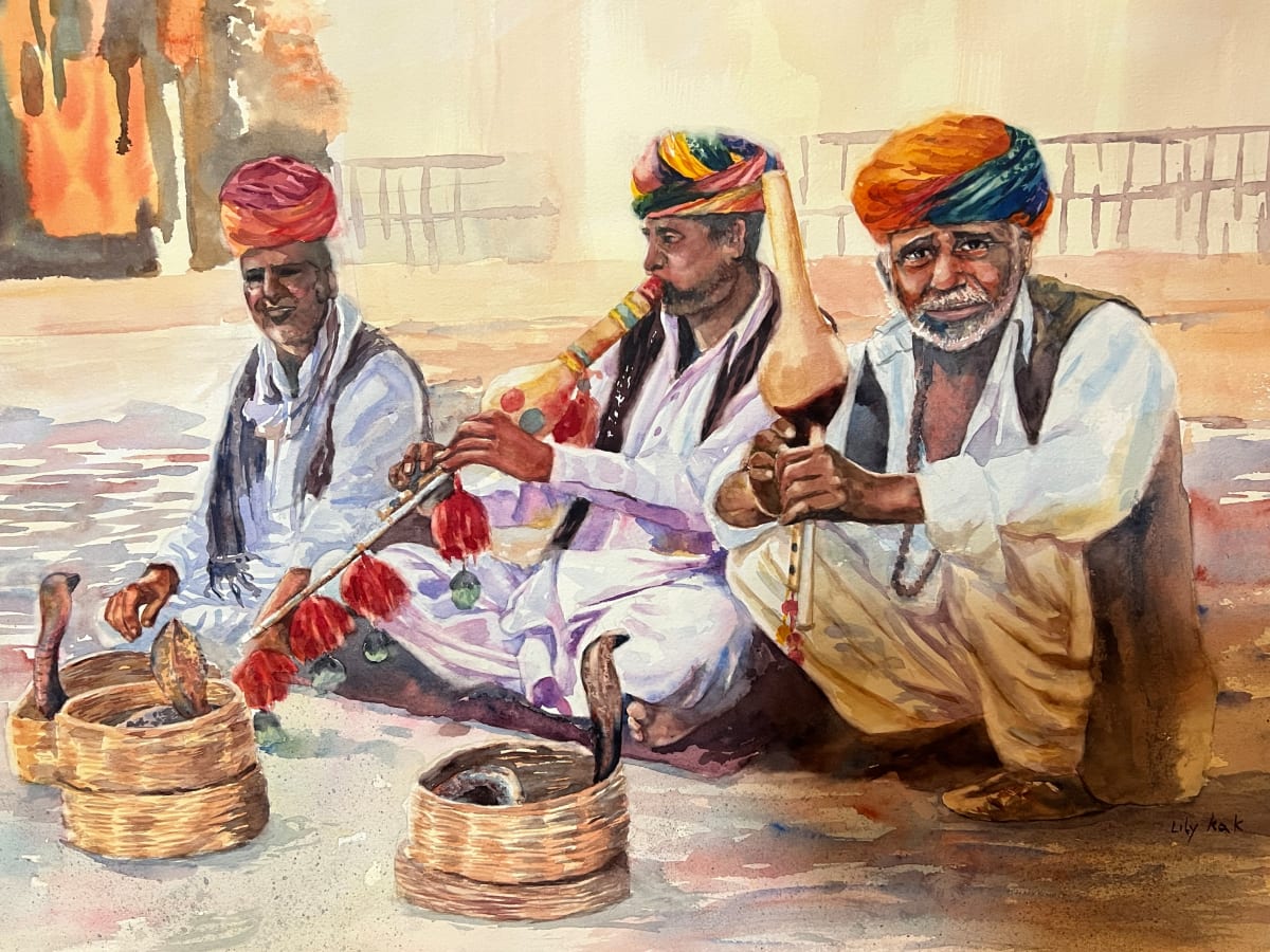 Snake Charmers by Lily Kak 