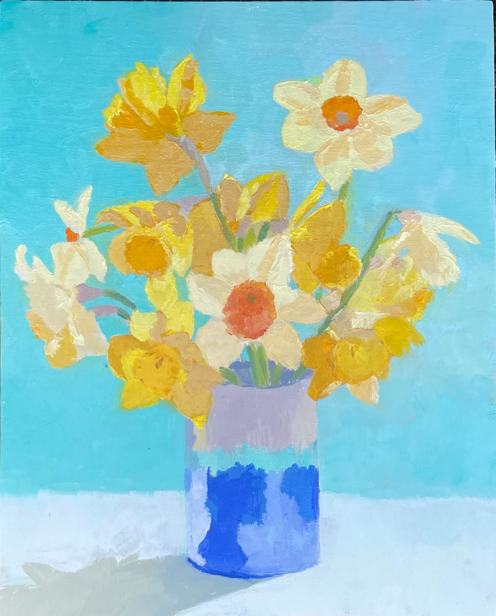 Spring Flowers by Karen Kuell Epstein 