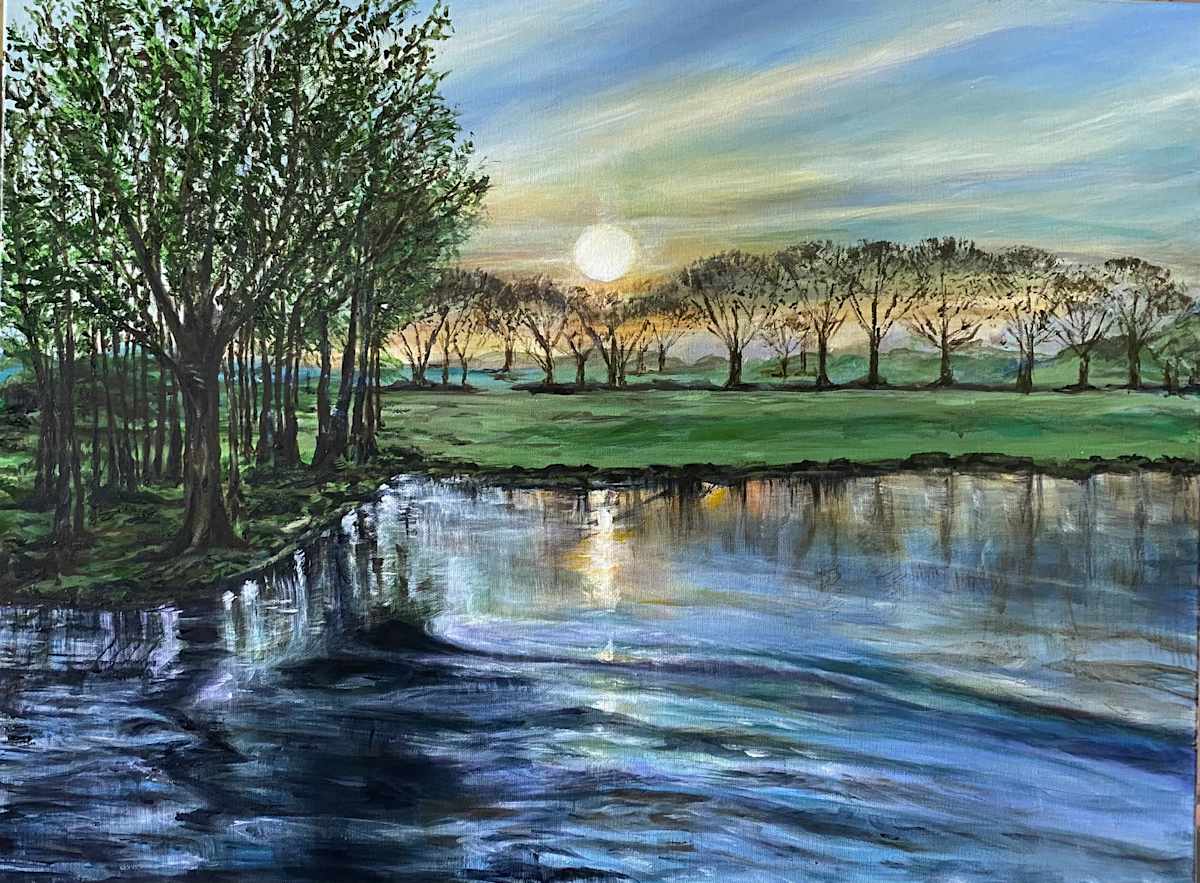 Daybreak in the Netherlands by Carolyn Boccella Bagin 