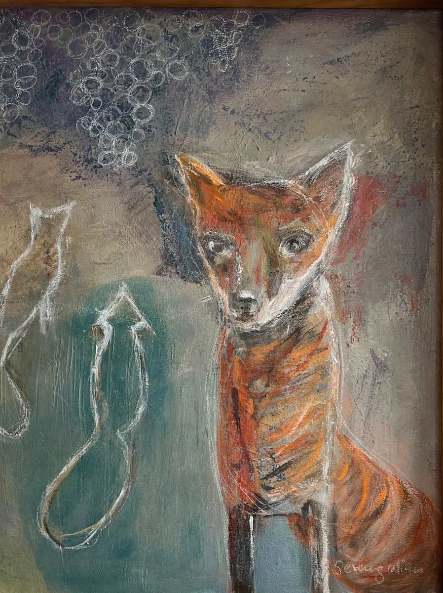 The Fox and The Sour Grapes by Helga Serengulian 