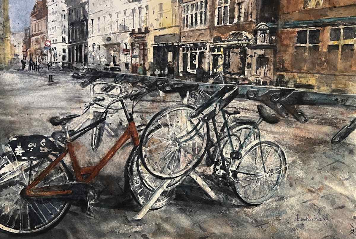 Bicycle Chaos by Angela Lacy 