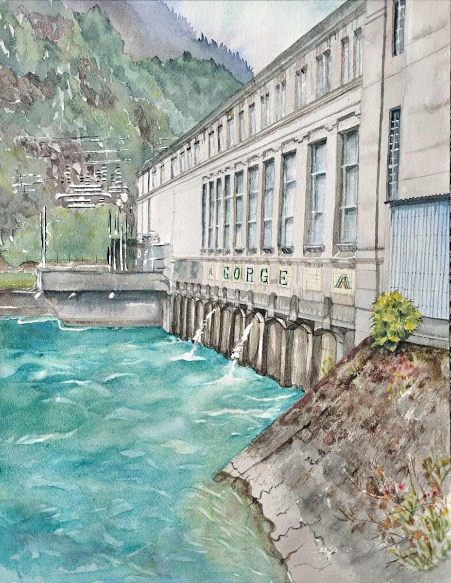 Gorge Dam Powerhouse by Alexa Hirst 