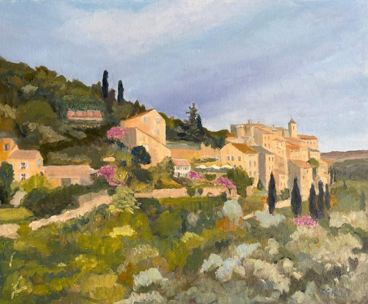 April in Gordes, Provence by Christianne King 