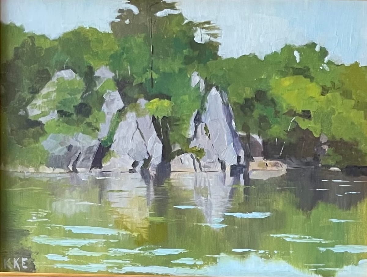 Potomac Reflections by Karen Kuell Epstein 