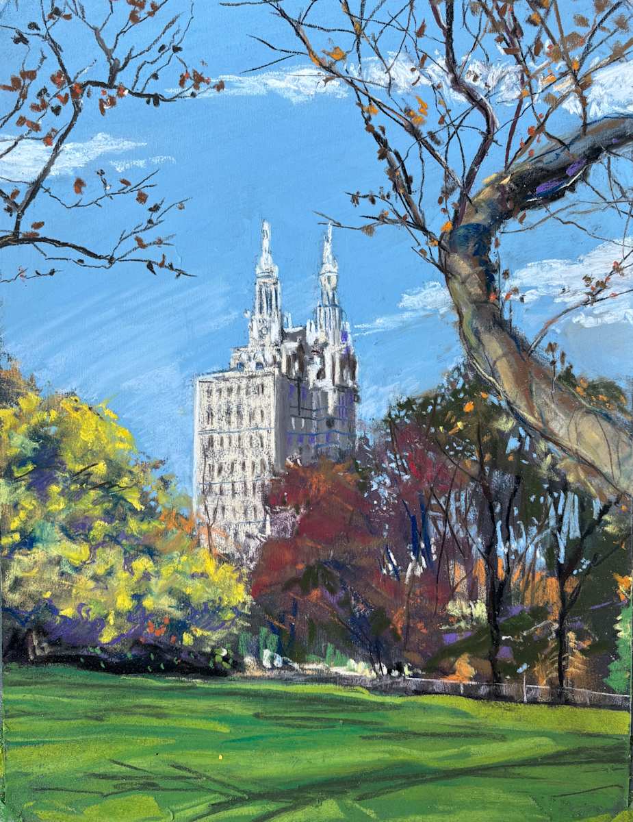 Central Park Dakota Building by Robert Walter 