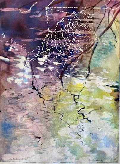 The Spider's Wet Web by Susan Brobeck 