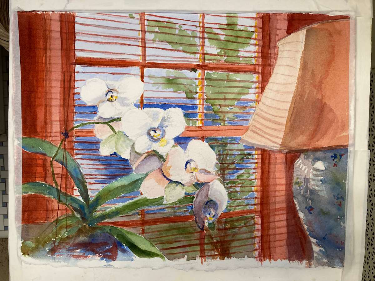 Orchid Blooming: At Last by Susan Brobeck 