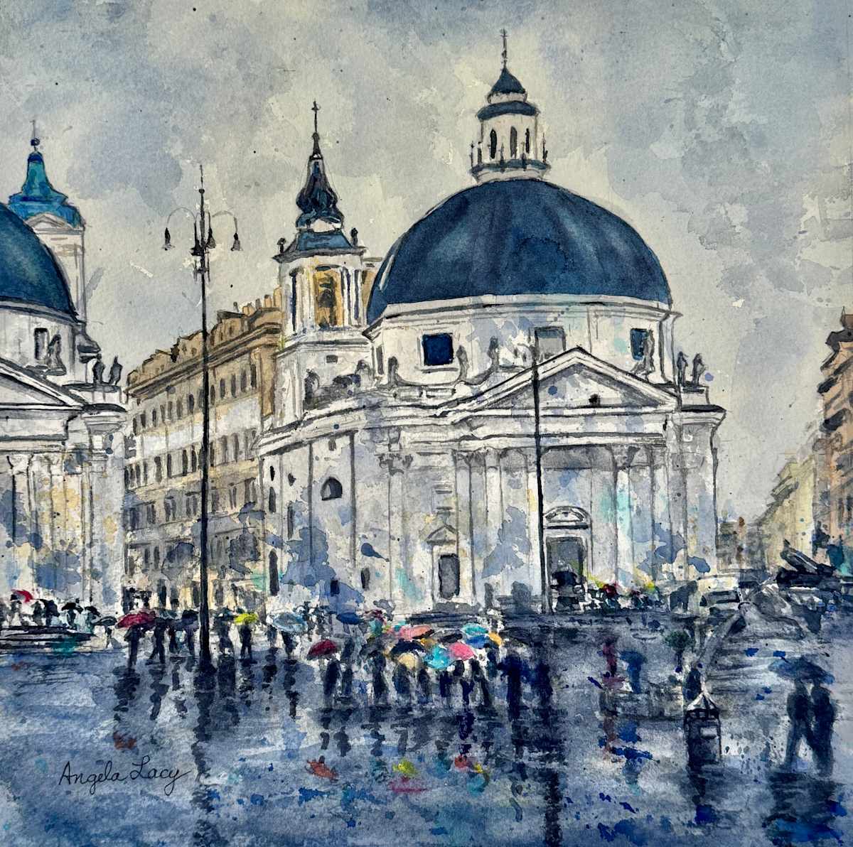 Rainy Day in IL Popolo by Angela Lacy 