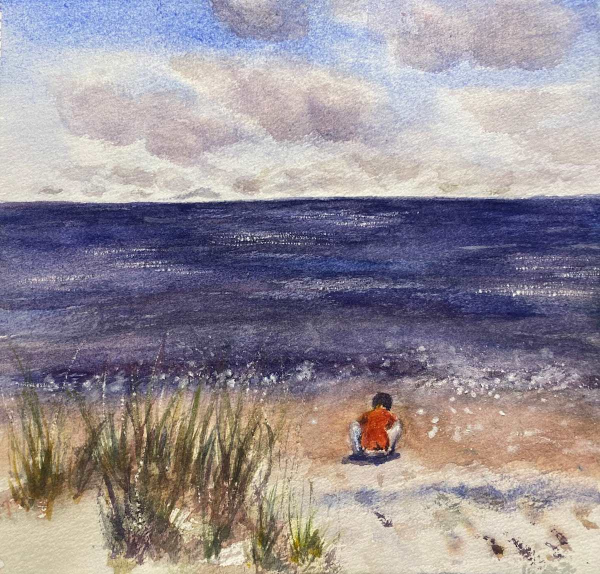 At Seaside by Tong Li 