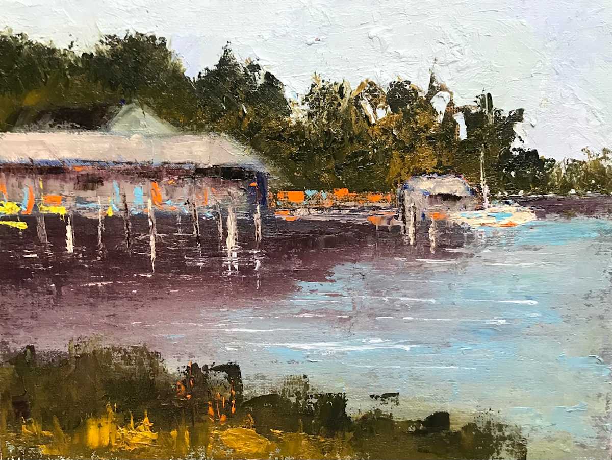 Harbor at Owls Nest by Susan Schellberg 