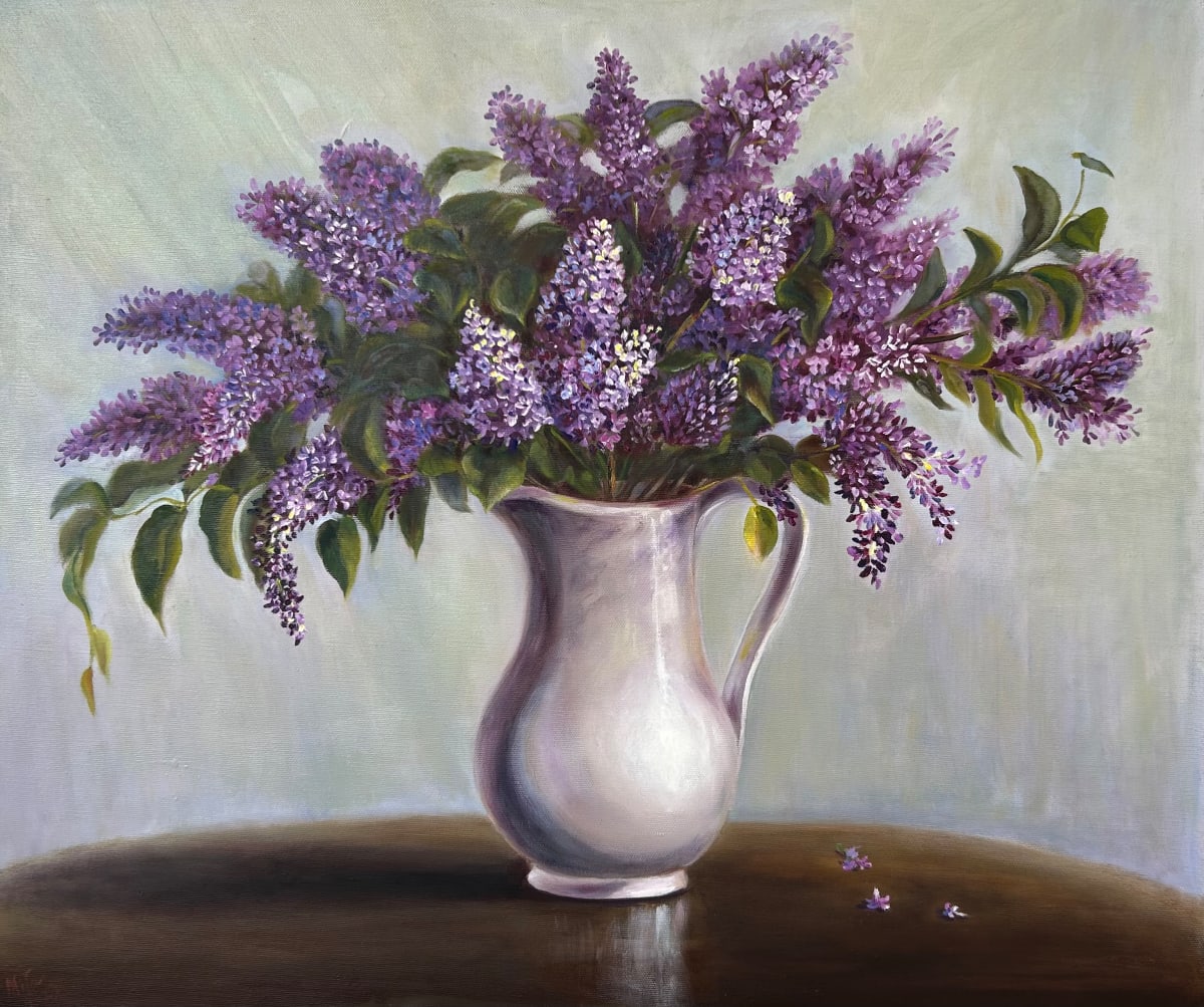 Lilacs by Maria Elena Lazarte 