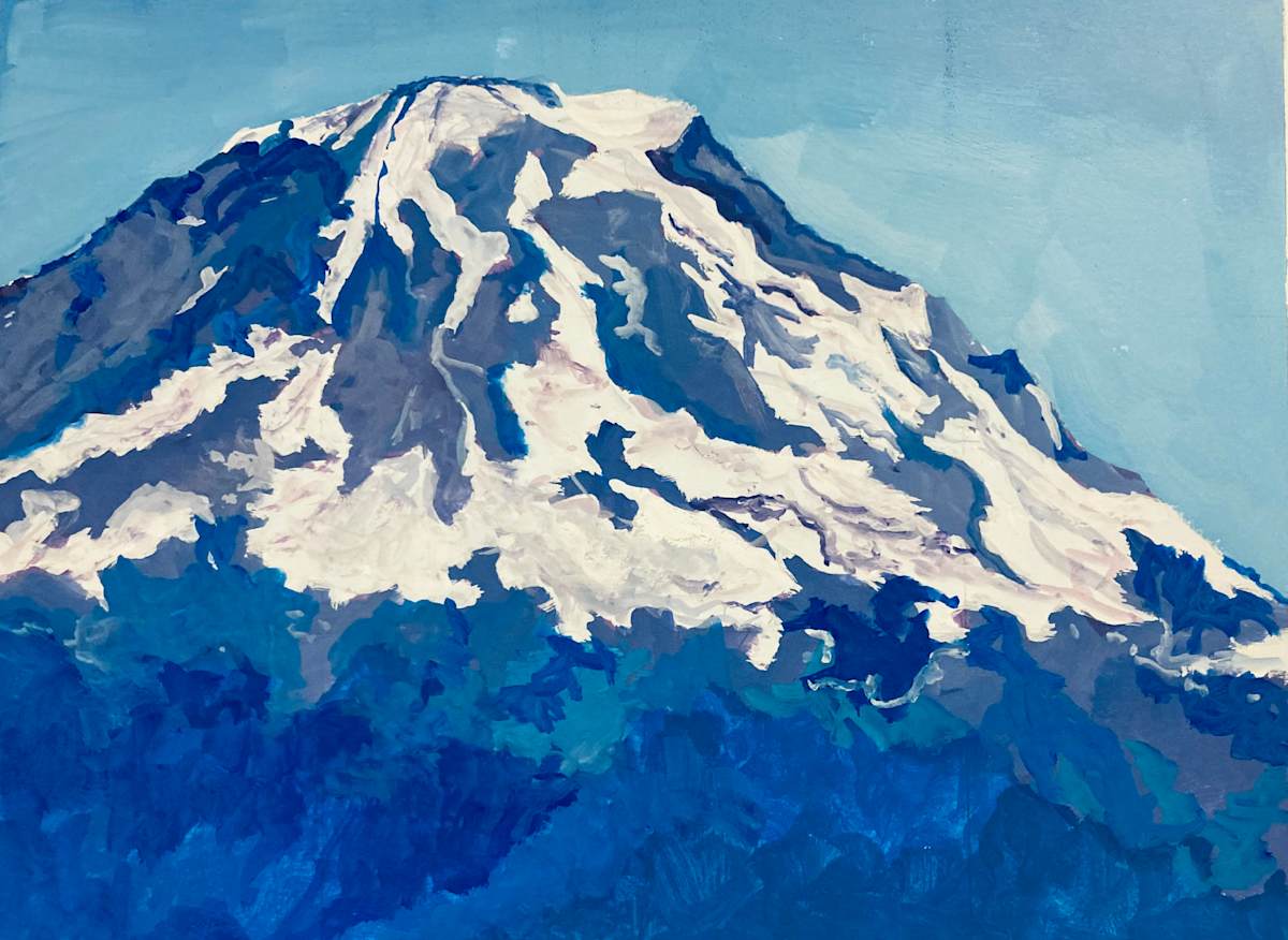 Majesty in Blue I by Ann Rossilli 