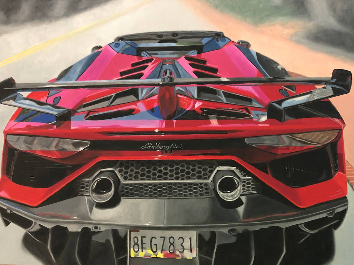 Lamborghini by Karen Merkin 
