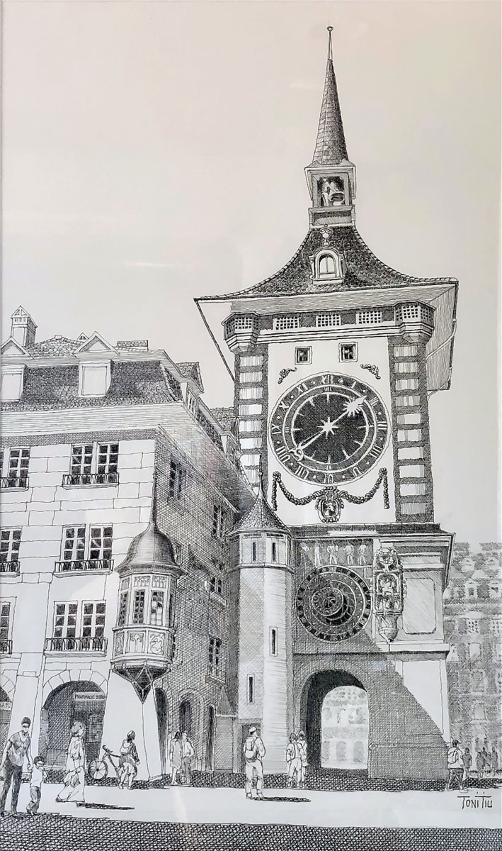 Grandeur Clock-Bern Switzerland by Antonia Tiu 