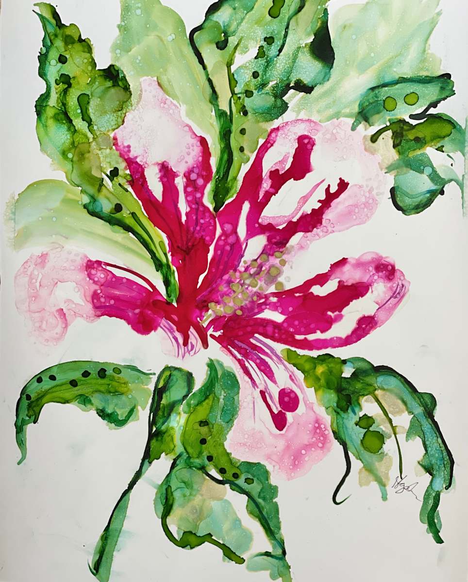 Spiky Pink by Gail Kaplan Wassell 