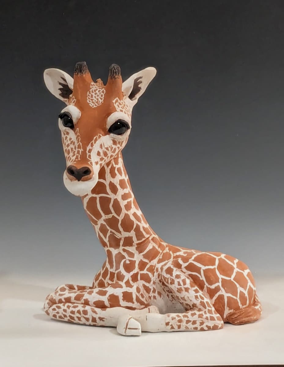 Baby Giraffe by Nancy Jakubowski 