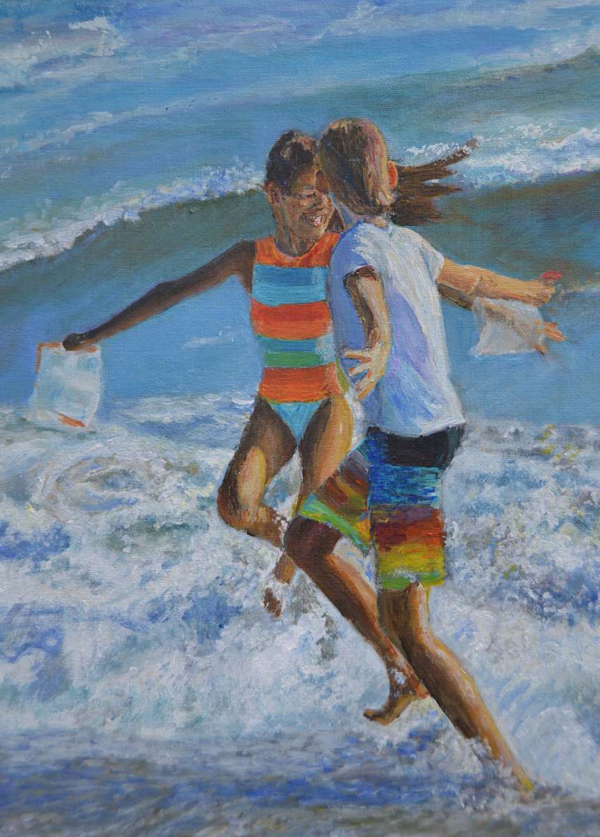 Dancing Kids by Vladimir Ricar 