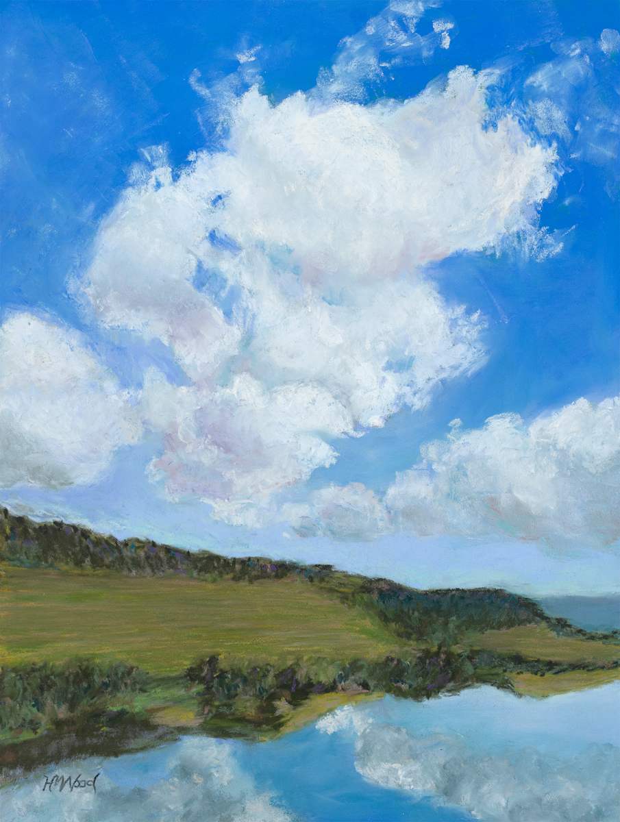 River Clouds by Helen Wood 