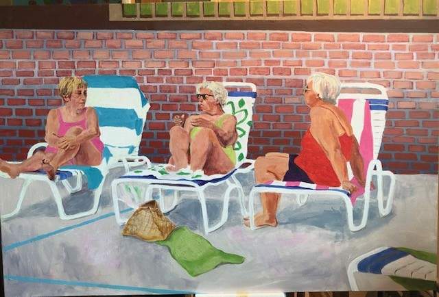 Poolside by Sonia Sniderman 