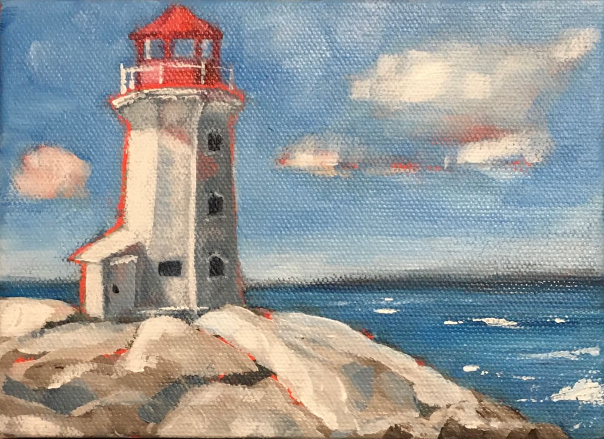 Summer at Peggy's Cove by Raquel Roth 