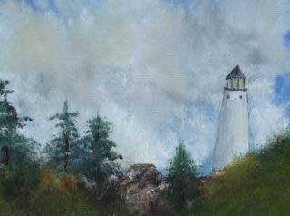 Early Lighthouse by Michael F. Combs 