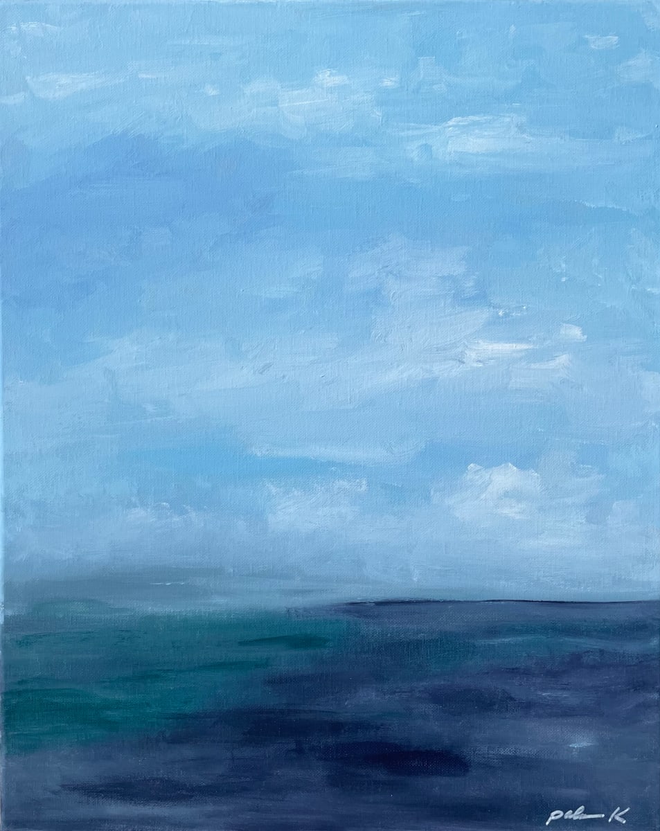 "Coasting in Blues" by Karen Palmer, Image 1.