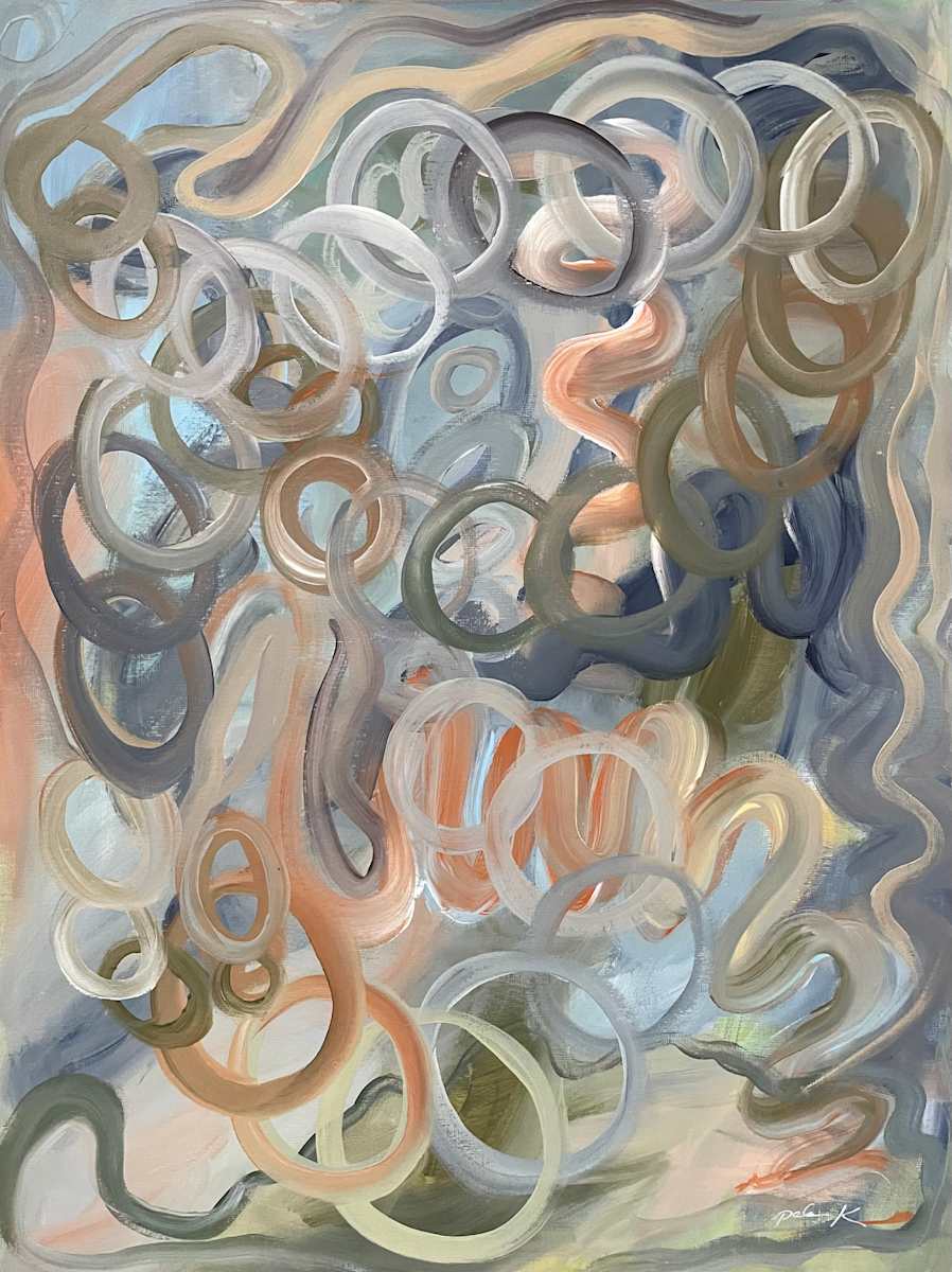 "Rhythmic Circles" by Karen Palmer, Image 1.