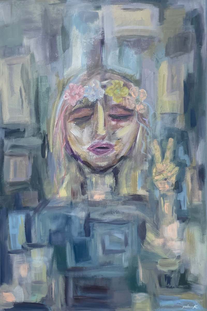 "She's Namaste" by Karen Palmer 