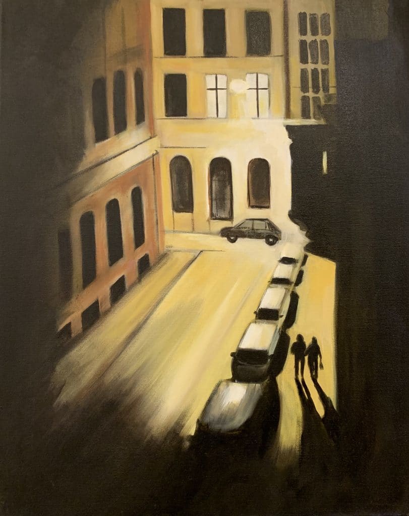 Looking at Ráday Utca by John Francis Steffen 