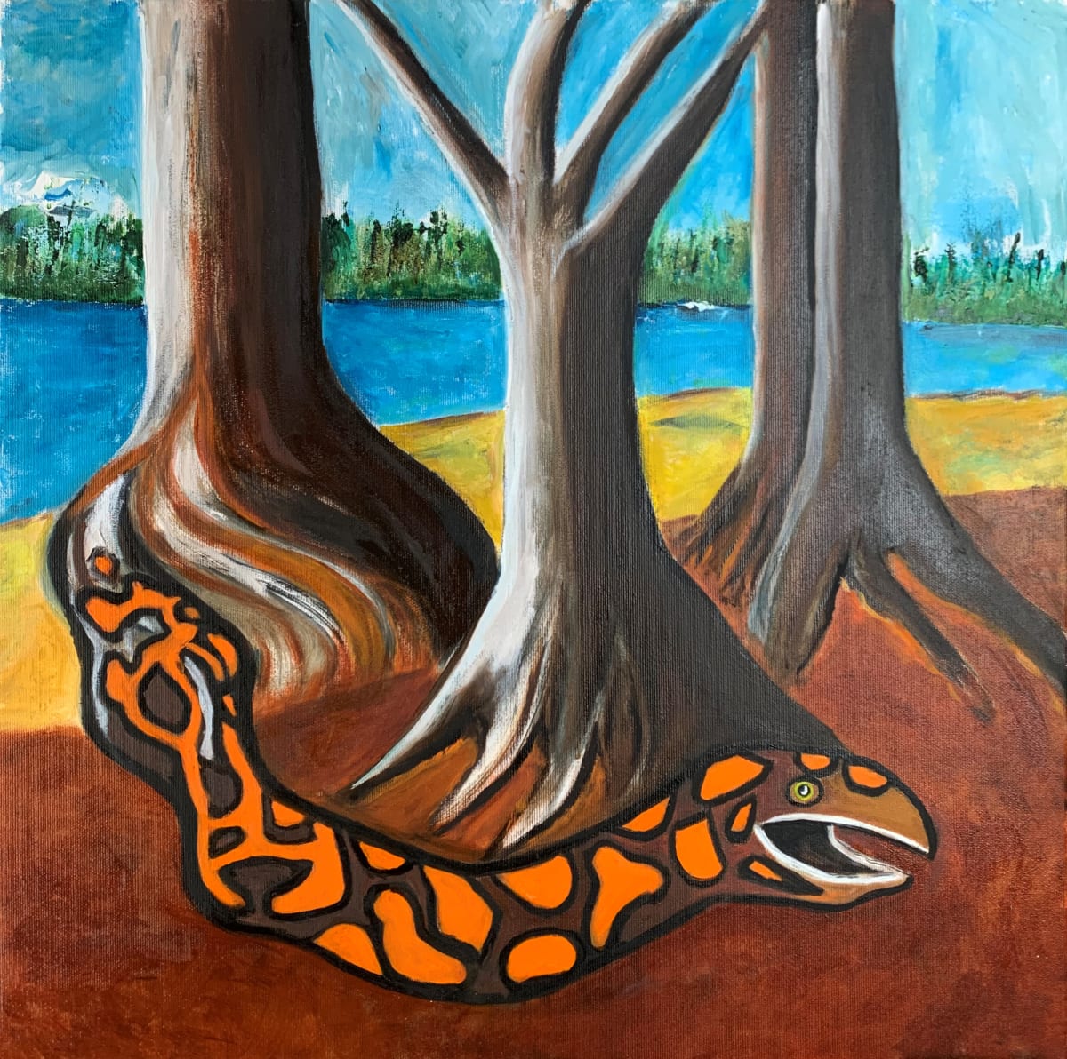 Tree Snake by John Francis Steffen 