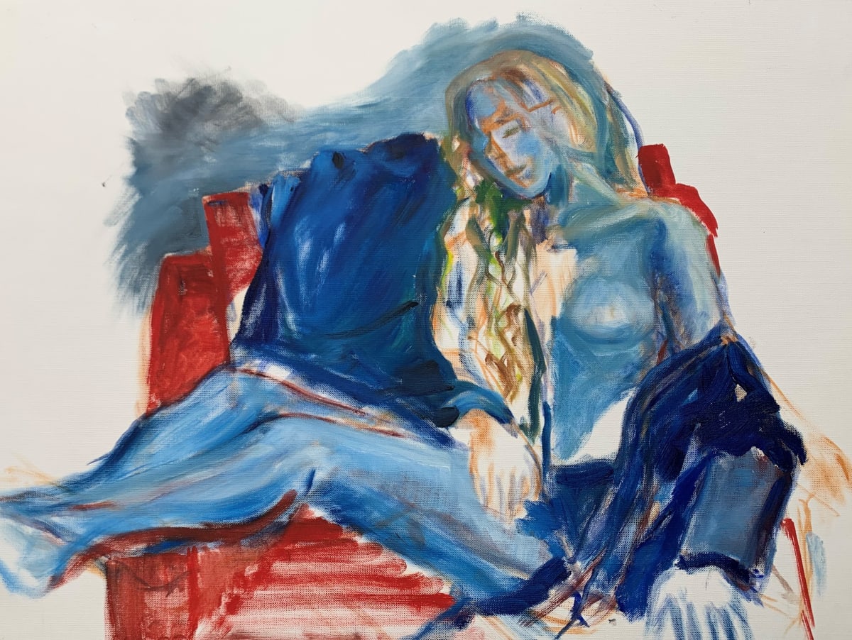 Kek Virag (Blue Flower) by John Francis Steffen 