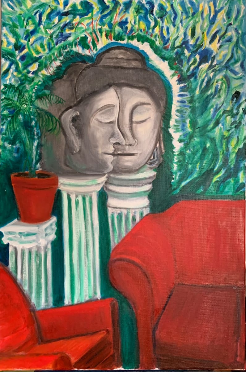 Two Faced Buddha by John Francis Steffen 