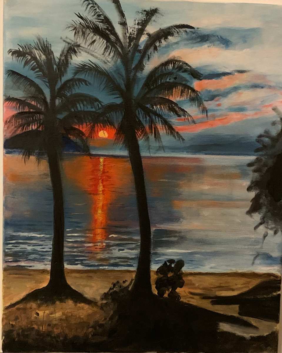 Butterfly Sunset by John Francis Steffen 