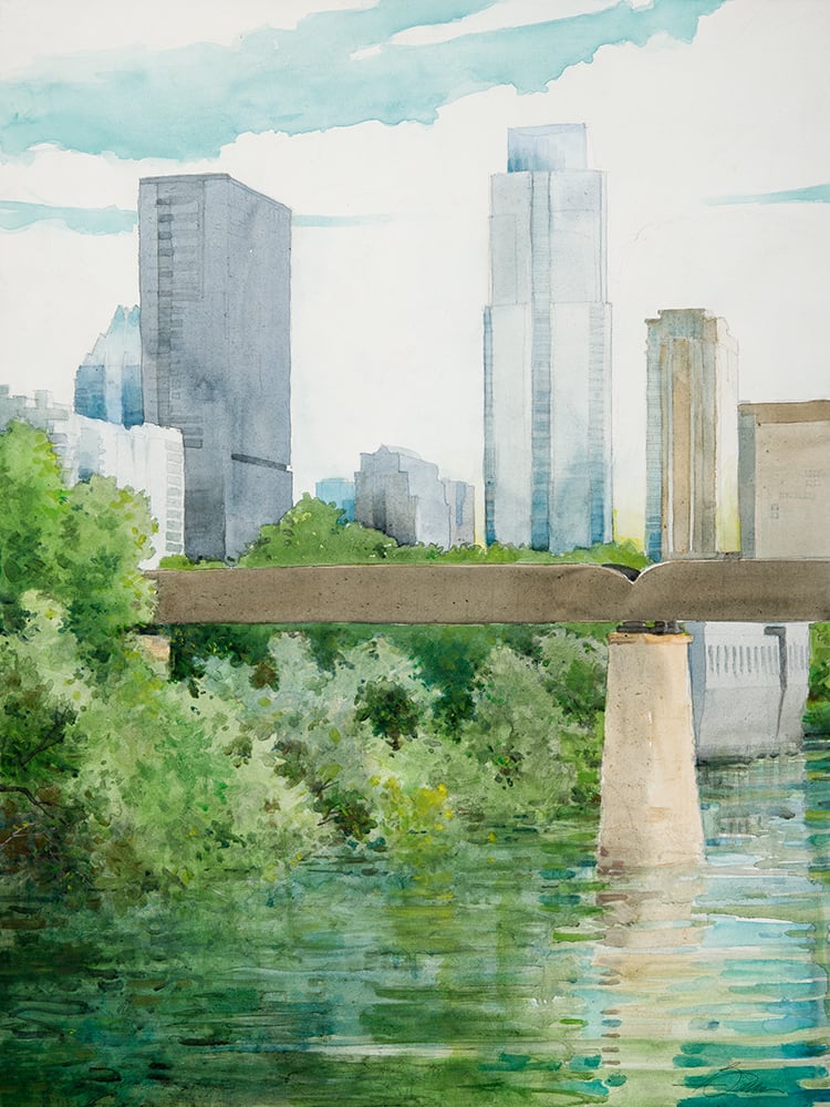 Austin Train Bridge by Baron Wilson, Image 1.