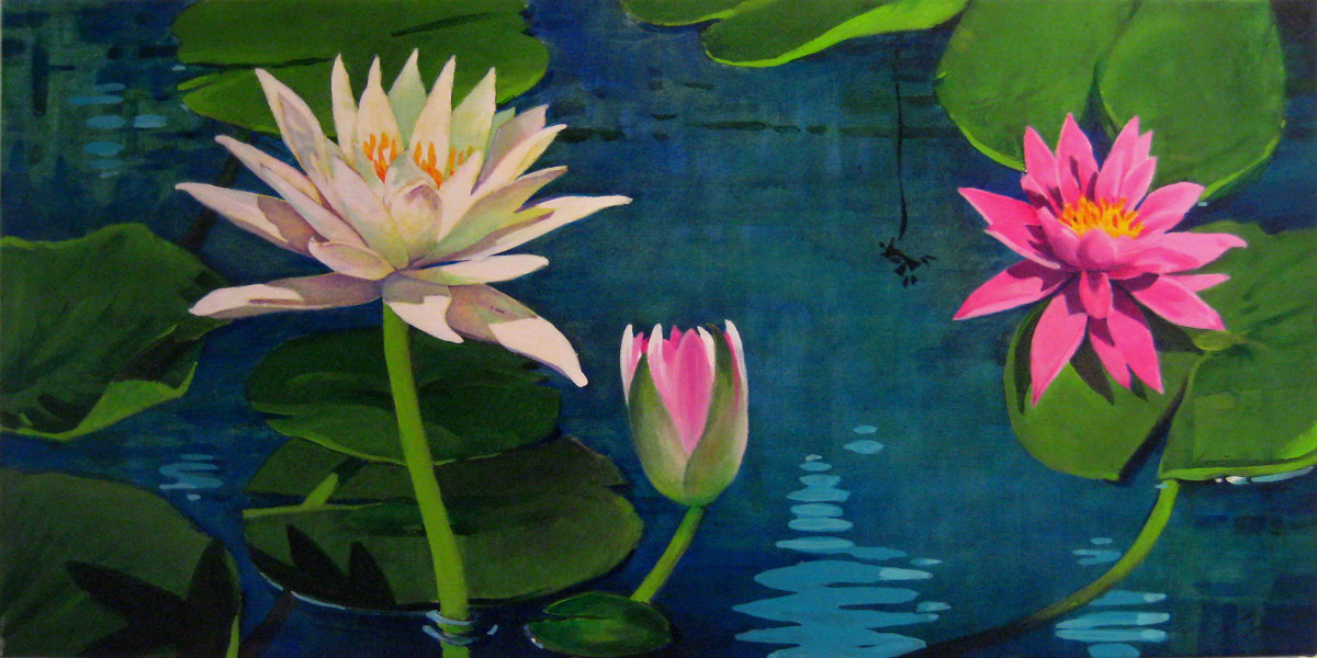 Mayfield Waterlilies by Baron Wilson, Image 1.